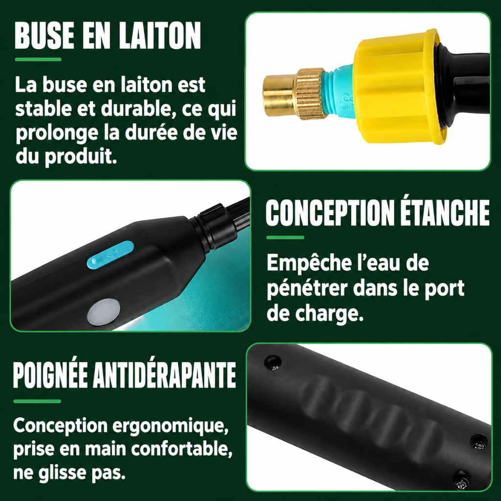 Pulvérisateur Électrique Automatique 8L pour Jardin