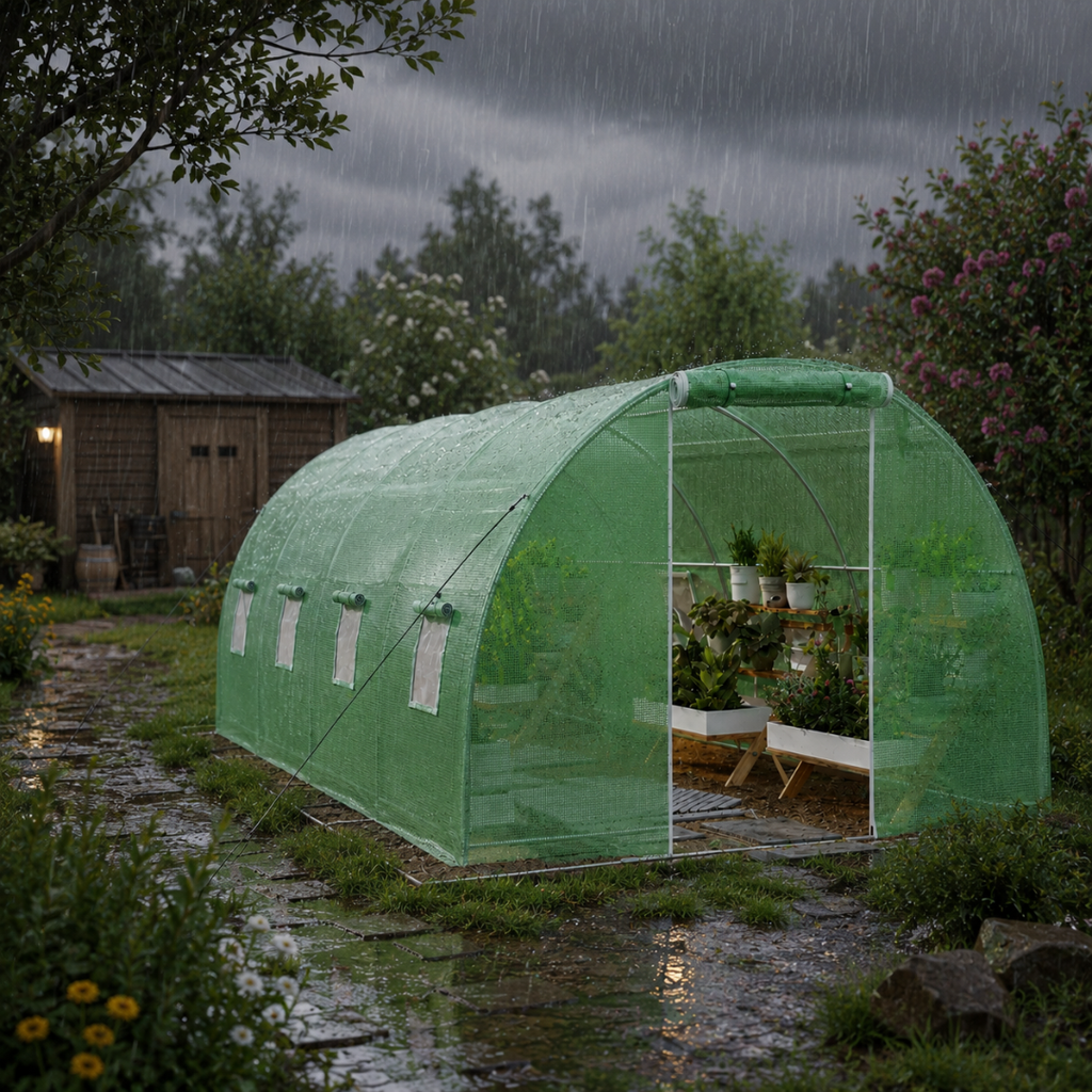 Serre de Jardin Tunnel 6Lx3l x2H Renforcée